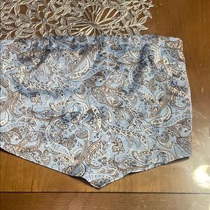 Light Blue Paisley tube top